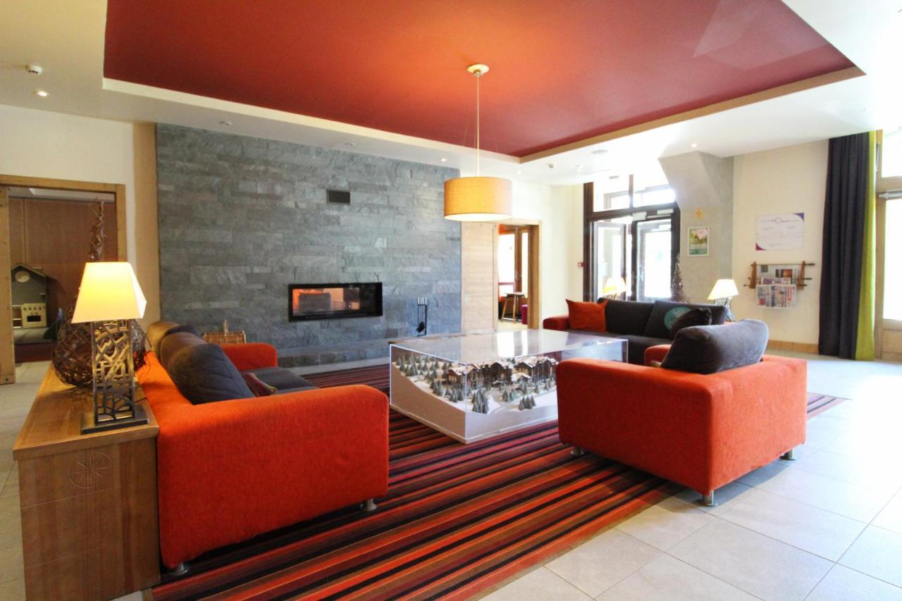 South Facing 2-Bed Apartment With Fireplace, Terrasses Deos Flaine Buitenkant foto