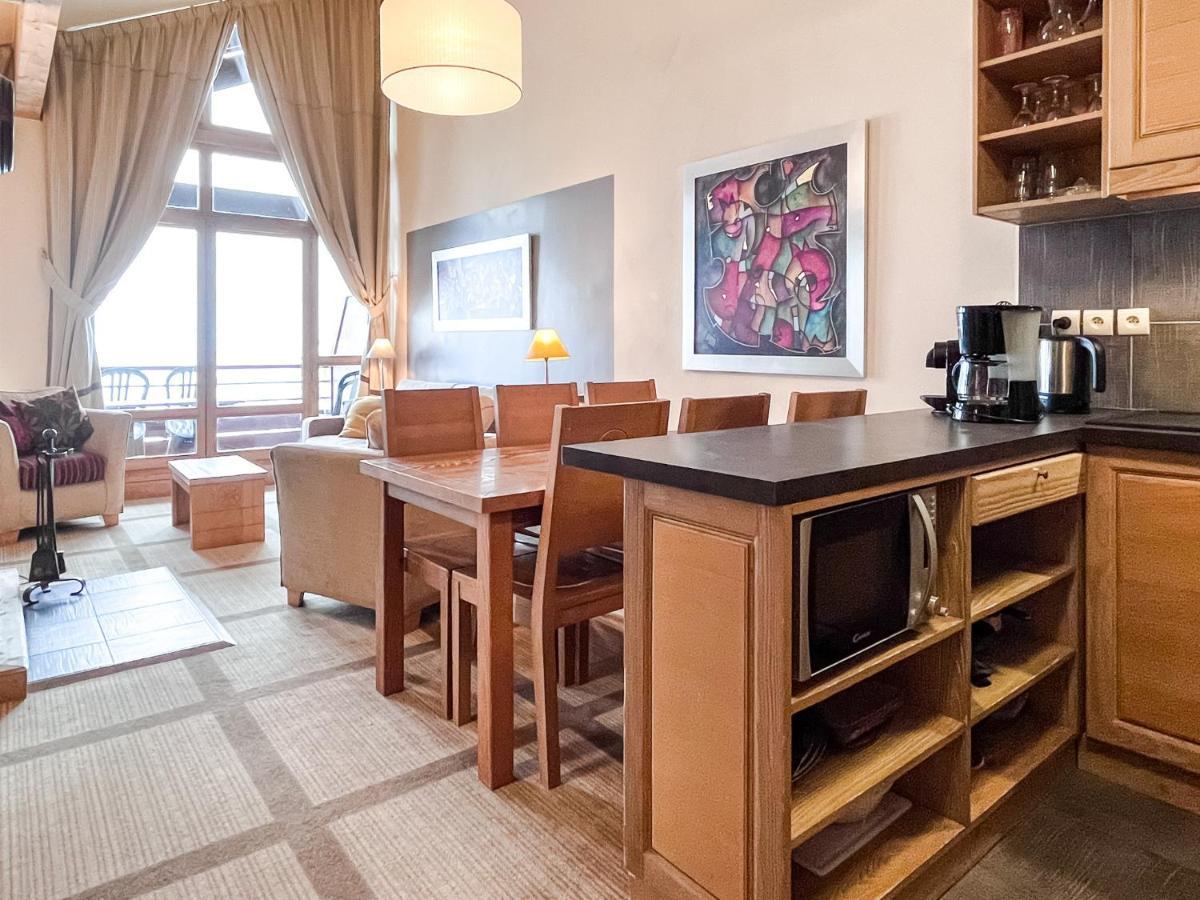 South Facing 2-Bed Apartment With Fireplace, Terrasses Deos Flaine Buitenkant foto
