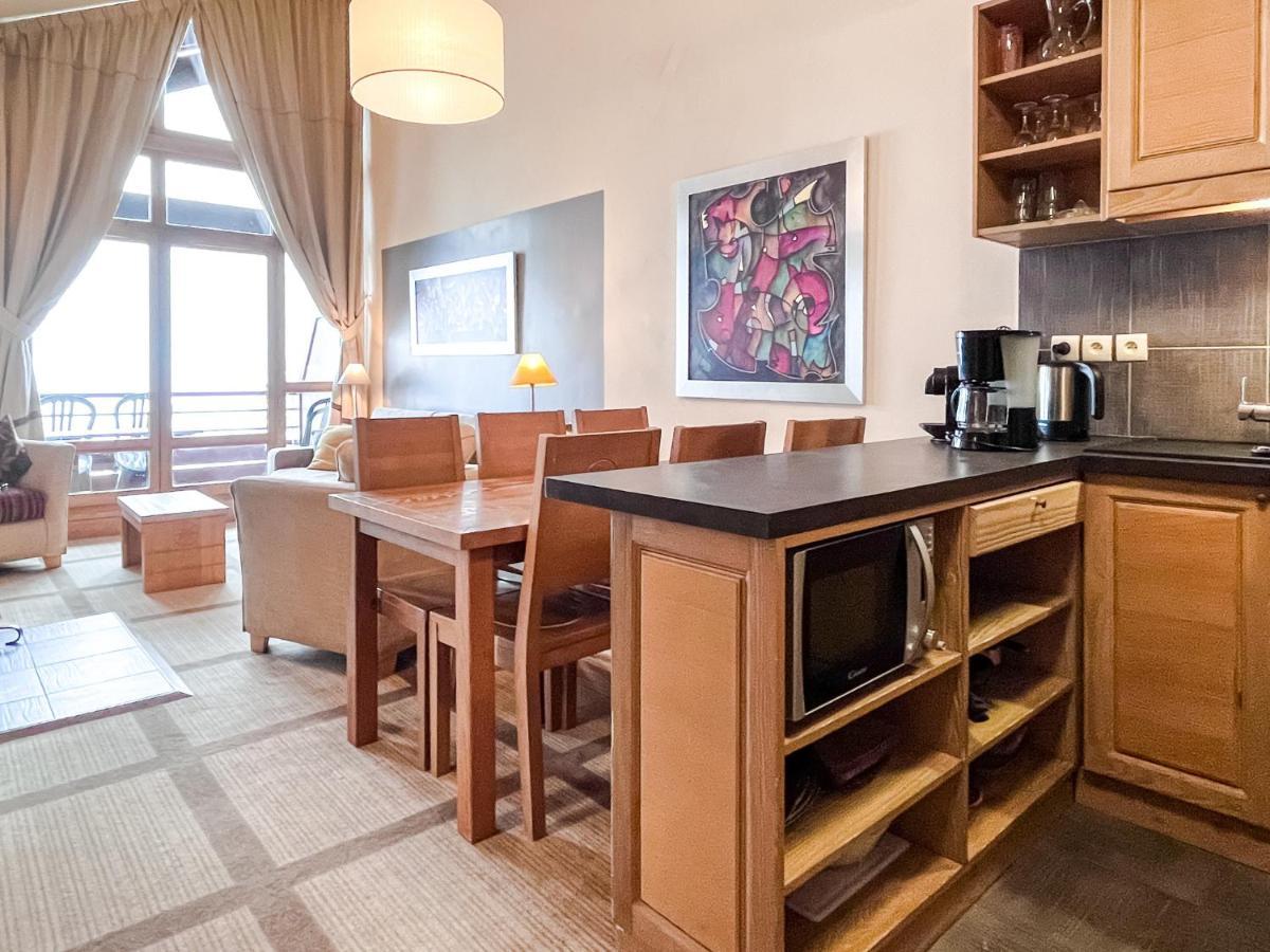 South Facing 2-Bed Apartment With Fireplace, Terrasses Deos Flaine Buitenkant foto