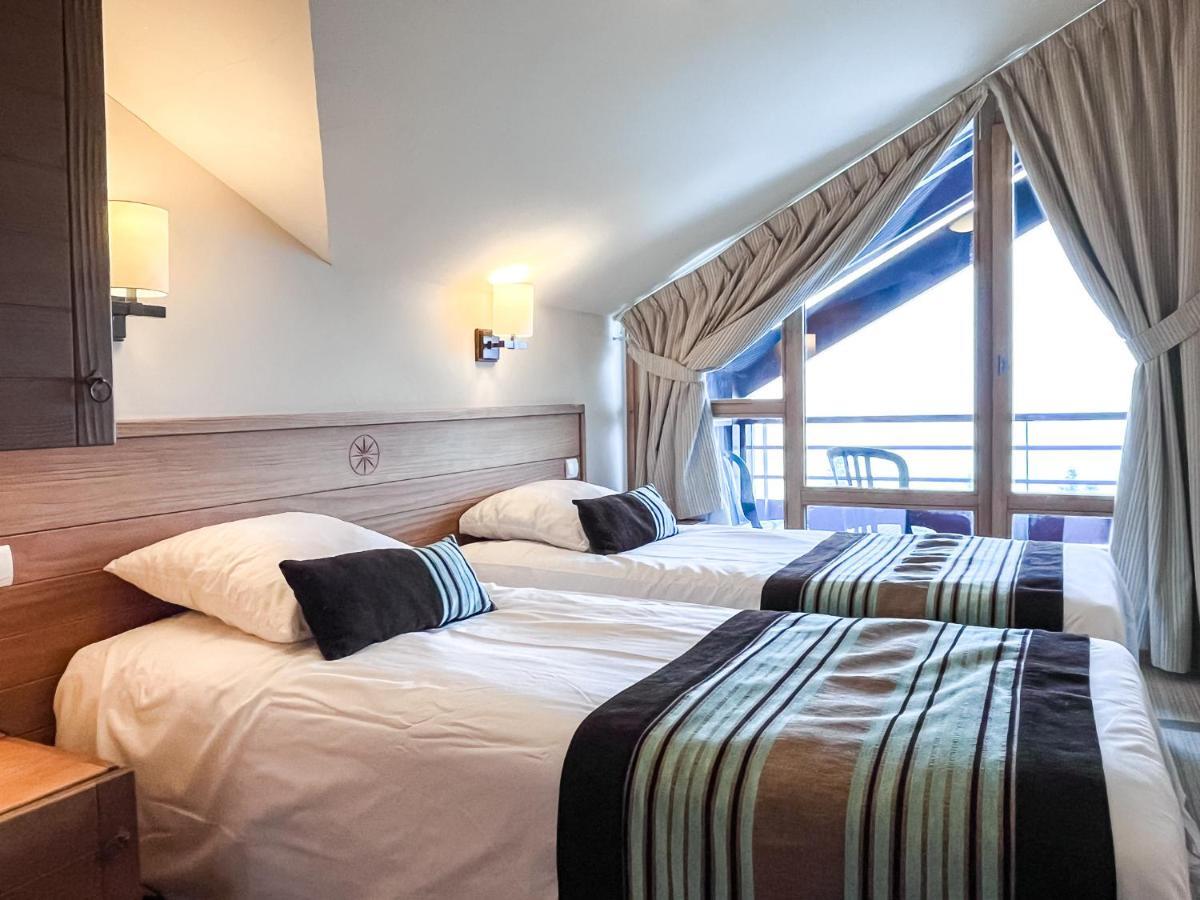 South Facing 2-Bed Apartment With Fireplace, Terrasses Deos Flaine Buitenkant foto