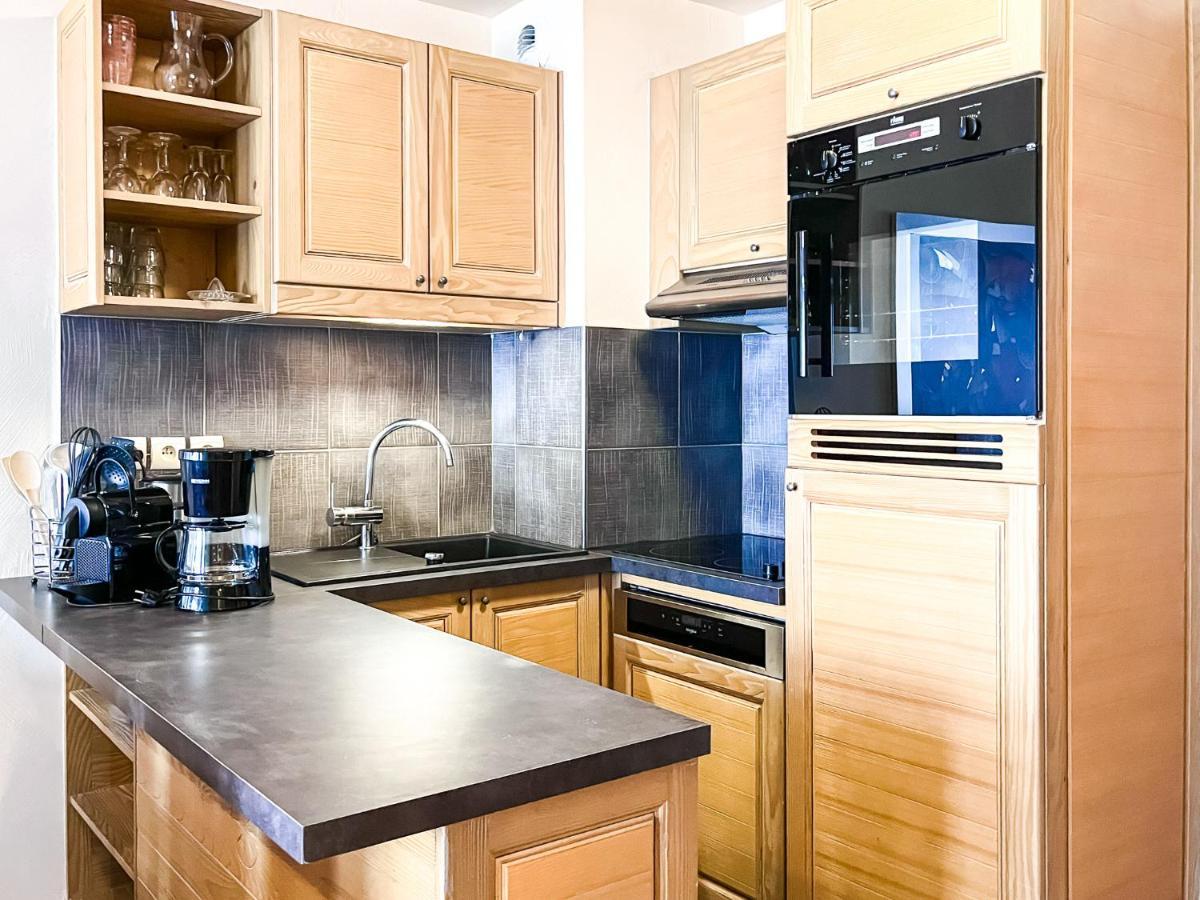 South Facing 2-Bed Apartment With Fireplace, Terrasses Deos Flaine Buitenkant foto