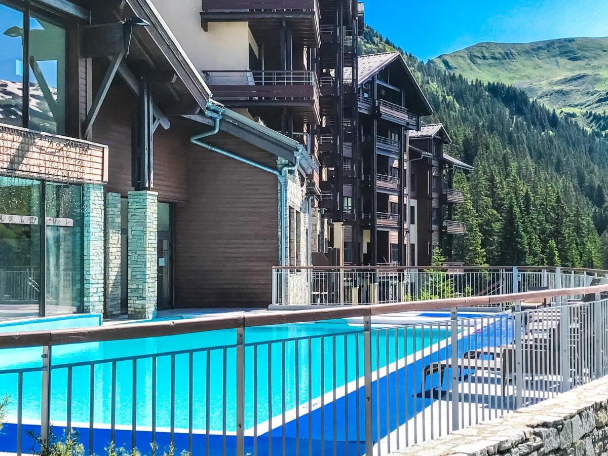 South Facing 2-Bed Apartment With Fireplace, Terrasses Deos Flaine Buitenkant foto