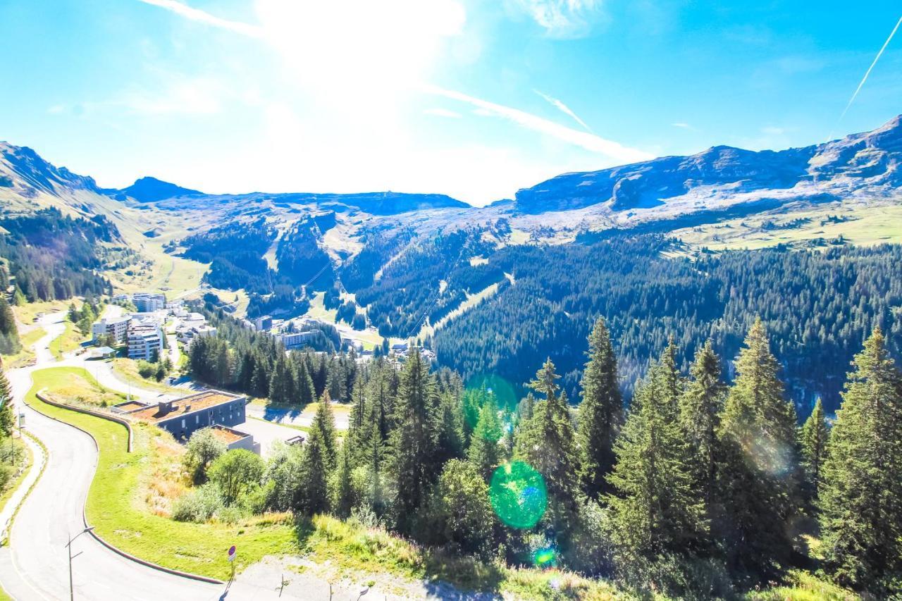 South Facing 2-Bed Apartment With Fireplace, Terrasses Deos Flaine Buitenkant foto
